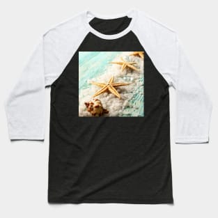 Starfish and Sea Shell Baseball T-Shirt